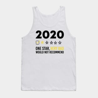 Would Not Recommend 2020 One Star Review Tank Top